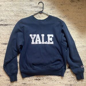Yale Champion Pullover Crewneck Sweatshirt
